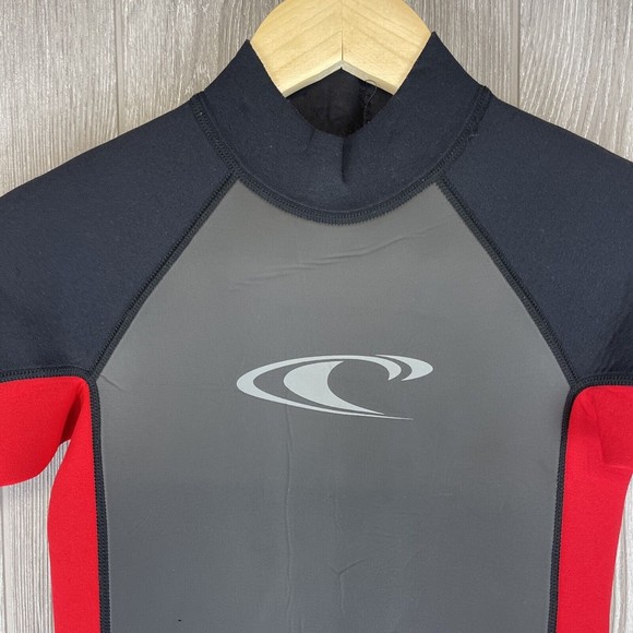 O'Neill Kids Swim Wetsuit - Black and Red - Picture 2 of 7